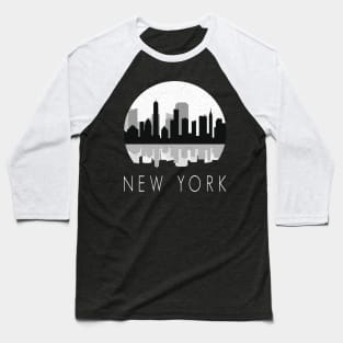 New York City Skyline Baseball T-Shirt
